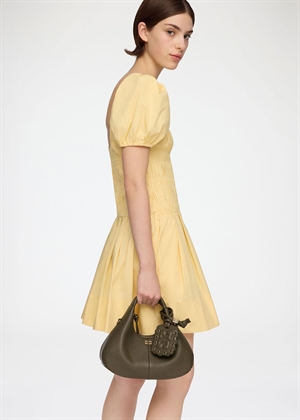 Hobo mini grained bag Military Olive C1040003 Ganni 